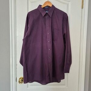 Plum‎ Stafford Button Up 17 neck and size 34/25